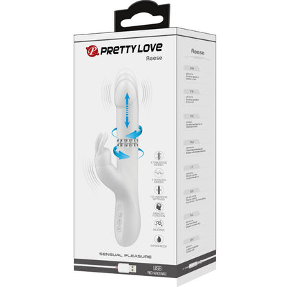 PRETTY LOVE - REESE VIBRATOR MIT SILBERNER ROTATION