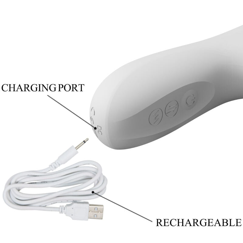 PRETTY LOVE - REESE VIBRATOR MIT SILBERNER ROTATION