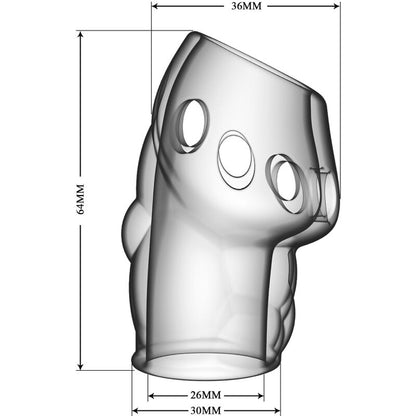 PRETTY LOVE - OSCAR PÊNIS TRANSPARENTE MAIS GROSSO