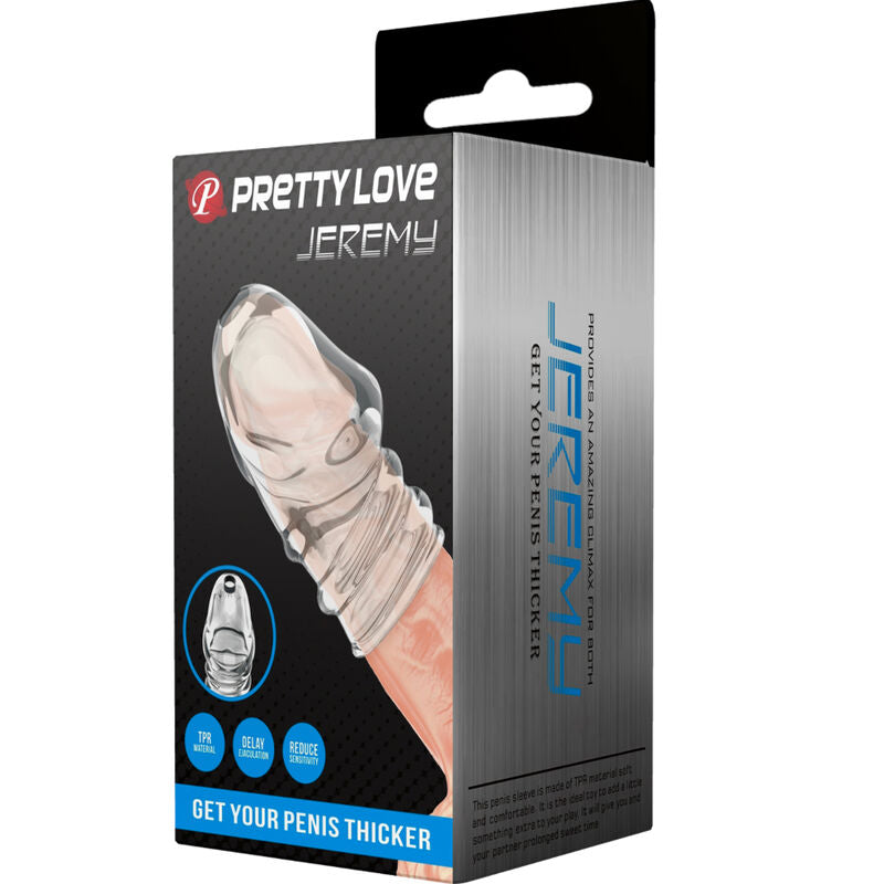 PRETTY LOVE - JEREMY PÊNIS TRANSPARENTE MAIS GROSSO