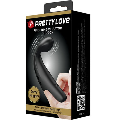 PRETTY LOVE - DEDAL VIBRADOR BLACK GORGON