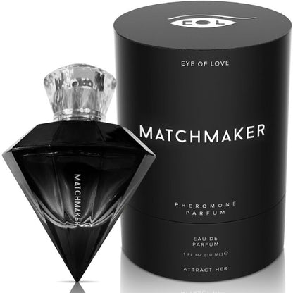 EYE OF LOVE - MATCHMAKER PERFUME DE FEROMÔNIO DIAMANTE NEGRO ATRAIA ELA 30 ML