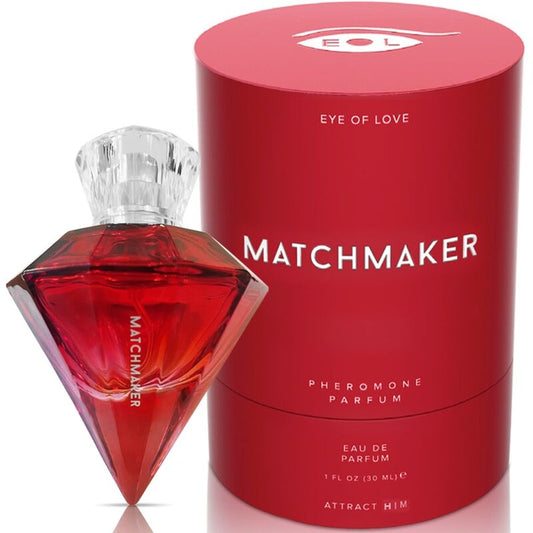 EYE OF LOVE - MATCHMAKER PERFUME DE FEROMÔNIO DIAMANTE VERMELHO ATRAI-O 30 ML