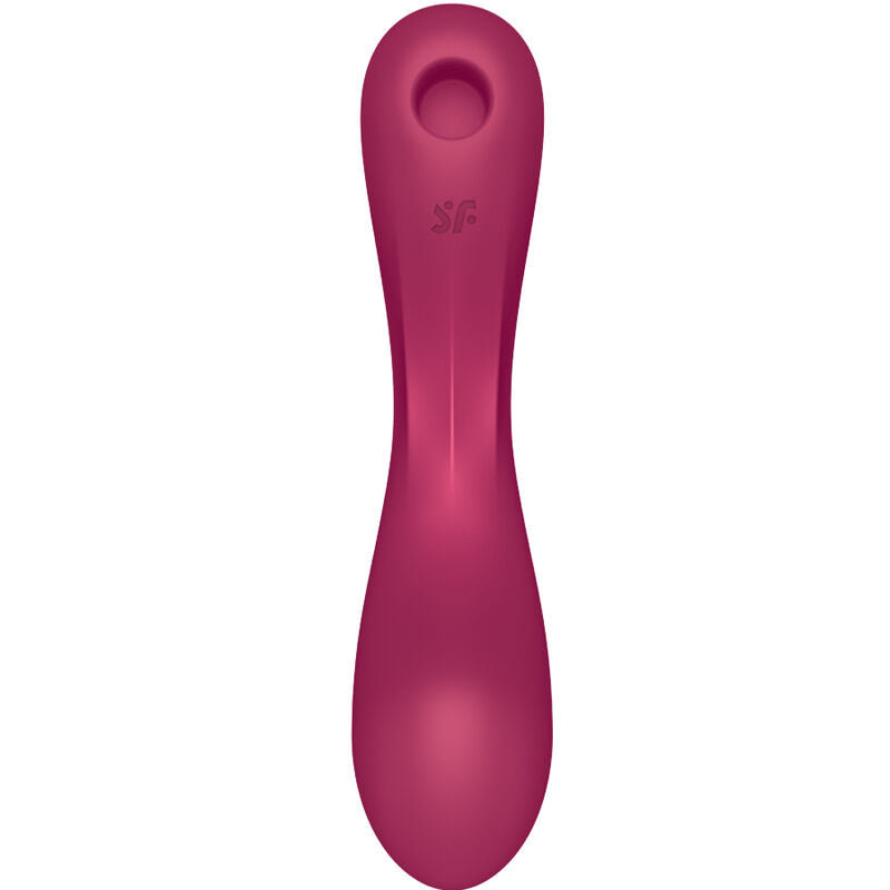 SATISFYER - CURVE TRINITY 1 AIR PULSE VIBRAÇÃO VERMELHO