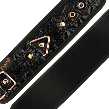 COQUETTE CHIC DESIRE - BLACK EDITION ALGEMAS PREMIUM COM FORRO DE NEOPRENE