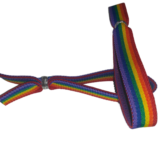 PRIDE - PULSEIRA DE BORRACHA DE LUXO PARA MENINOS COM CONTAS DE ORGULHO