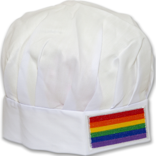 ORGULHO - BANDEIRA LGBT COZINHA CHAPÉU COM BANDEIRA LGBT