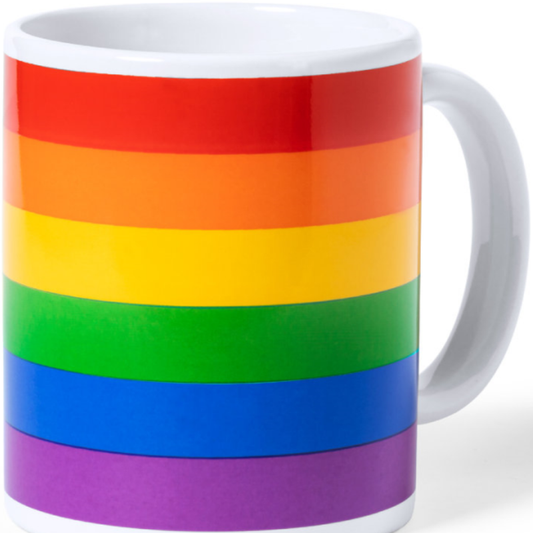 PRIDE - TAÇA BANDEIRA LGBT EM CAIXA INDIVIDUAL KRAFT /en/pt/en/fr/it/