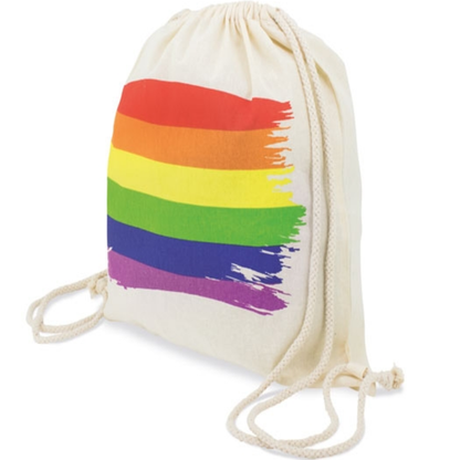 ORGULHO - MOCHILA BANDEIRA LGBT DE ALGODÃO