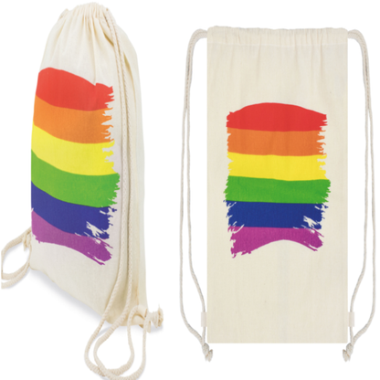 ORGULHO - MOCHILA BANDEIRA LGBT DE ALGODÃO