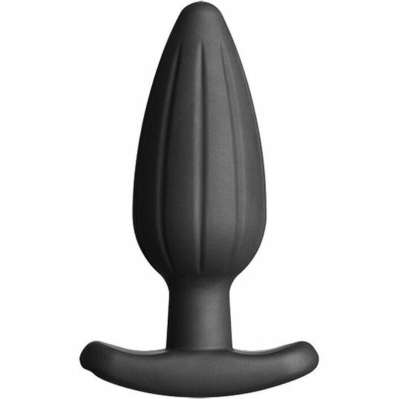 ELECTRASTIM - SILICONE PRETO ROCKER BUTT PLUG GRANDE