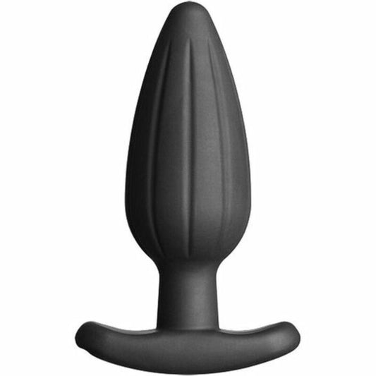 ELECTRASTIM - SILICONE PRETO ROCKER BUTT PLUG GRANDE