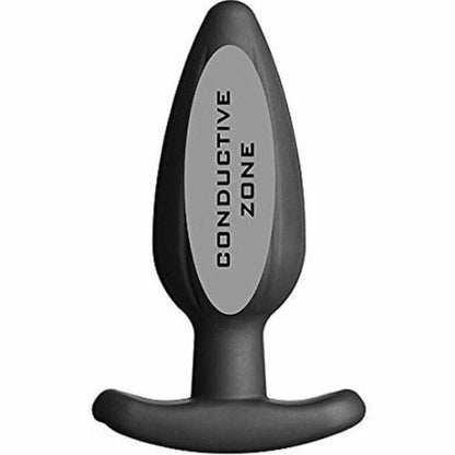ELECTRASTIM - SILICONE PRETO ROCKER BUTT PLUG GRANDE