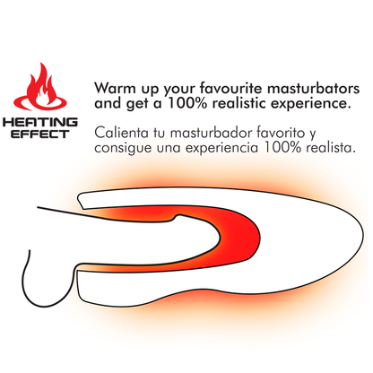 JAMYJOB - MASTURBADOR COM AQUECIMENTO E ROTAÇÃO SPIN-X