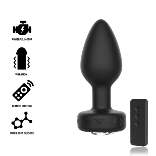 IBIZA - PLUG ANAL COM CONTROLE REMOTO TAMANHO S