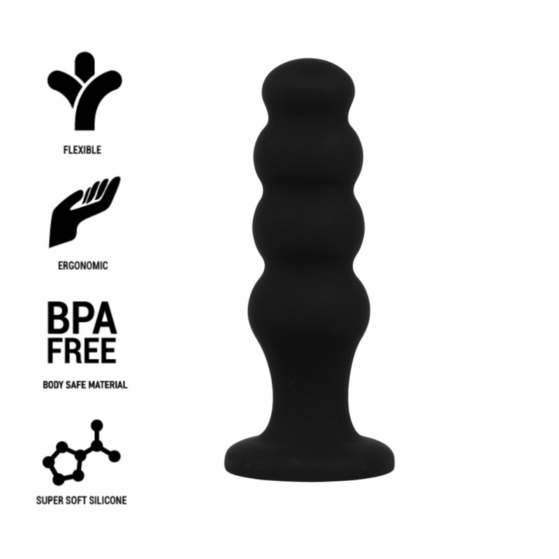 PRETO&amp;PRATA - SCOTT PREMIUM SILICONE ANAL PLUG PRETO