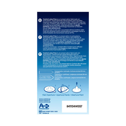 CONTROL - PRESERVATIVOS DE LÁTEX FREE SIN 5 UNIDADES