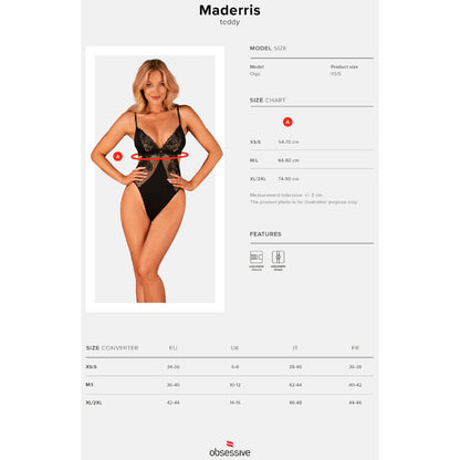 OBSESSIVO - MADERRIS TEDDY XS/S