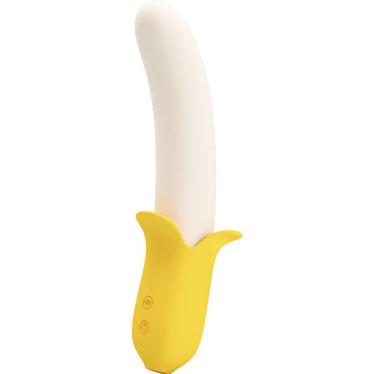 PRETTY LOVE - BANANA GEEK SUPER POWER 7 VIBRAÇÕES UP&amp;DOWN SILICONE PRETO