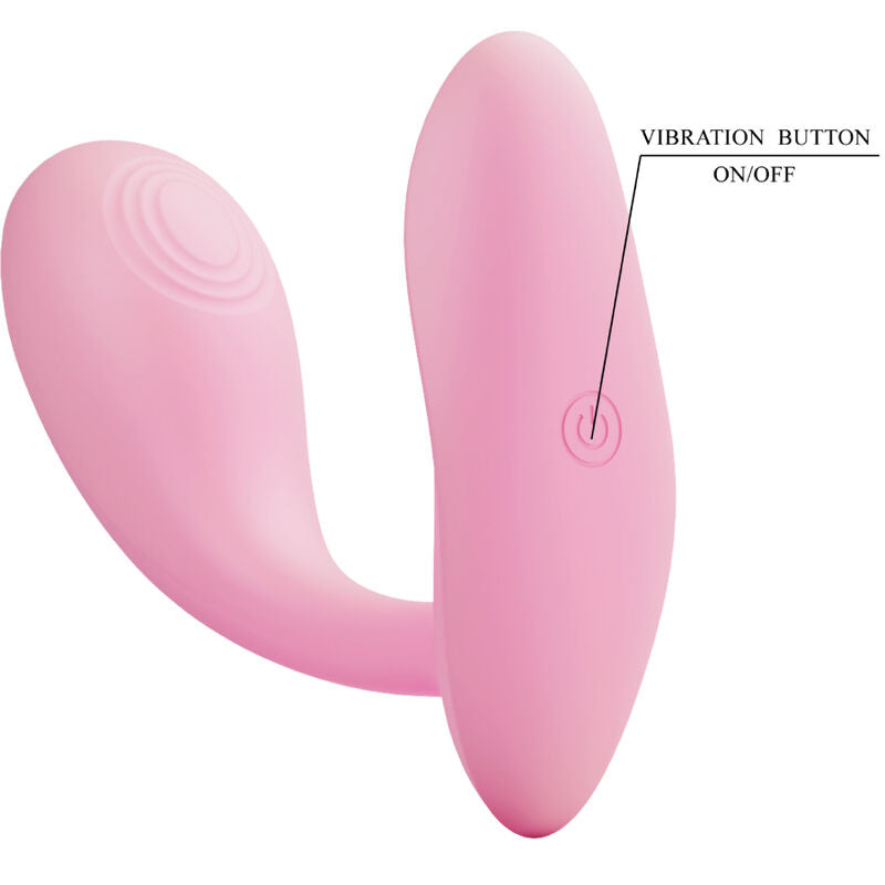 PRETTY LOVE - BAIRD G-SPOT 12 VIBRAÇÕES RECARREGÁVEL ROSA APP