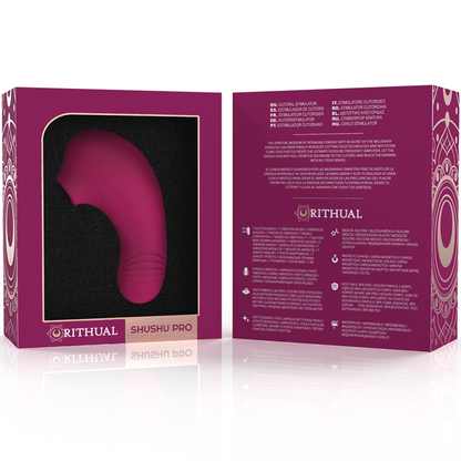 RITHUAL - SHUSHU PRO POCKET CLITORIS STIMULADOR 2 PODEROSOS MOTORES ORCHID