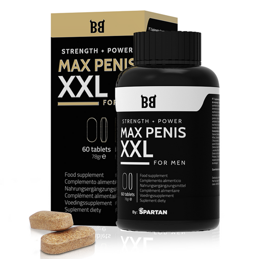 BLACK BULL - MAX PENIS XXL FORÇA + POTÊNCIA PARA HOMENS 60 COMPRIMIDOS