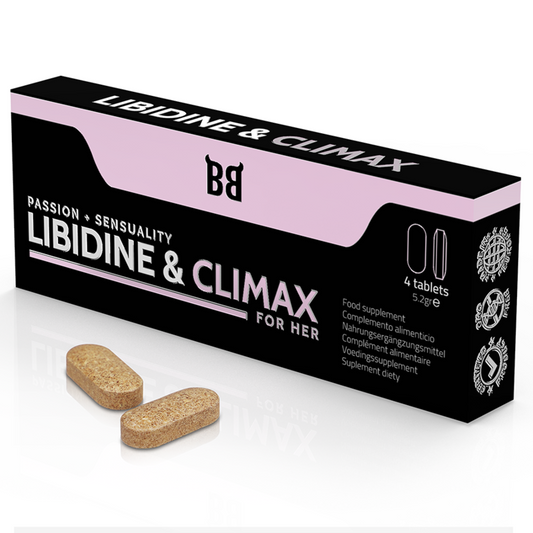 BLACK BULL - LIBIDINA E AUMENTO DO CLIMAX L BIDO PARA MULHERES 4 CÁPSULAS