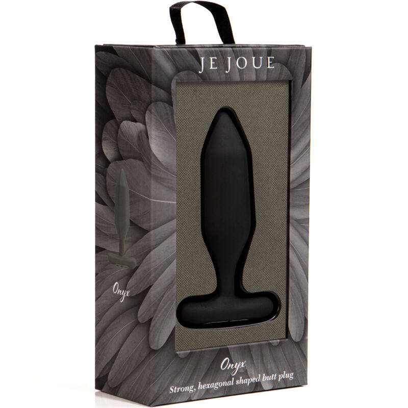JE JOUE - PLUG ANAL VIBRADOR ONYX PRETO