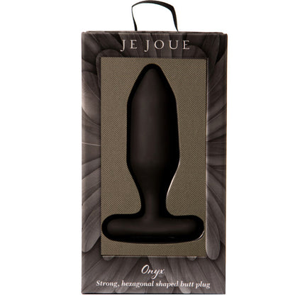 JE JOUE - PLUG ANAL VIBRADOR ONYX PRETO