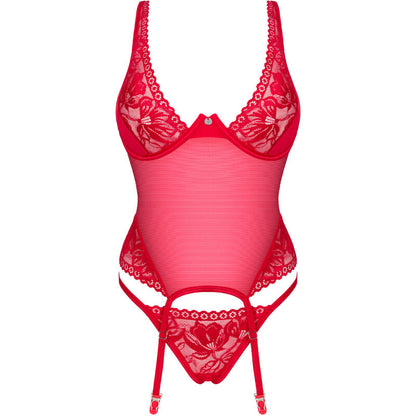 OBSESSIVE - CORSET RENDA VERMELHO XS/S