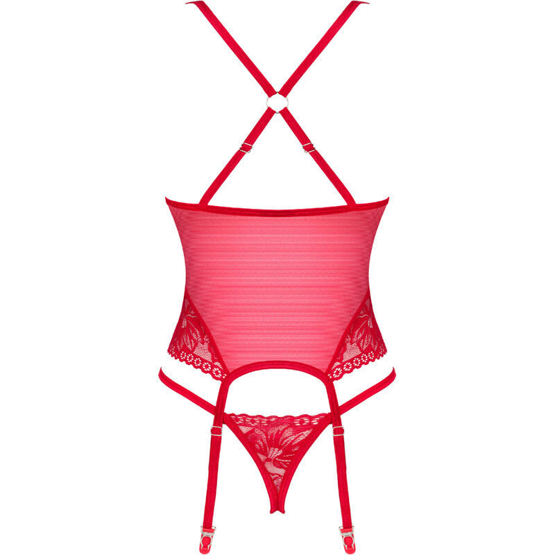 OBSESSIVE - CORSET RENDA VERMELHO XS/S
