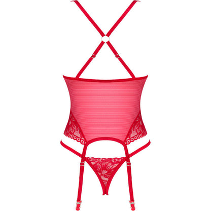 OBSESSIVE - CORSET RENDA VERMELHO XS/S
