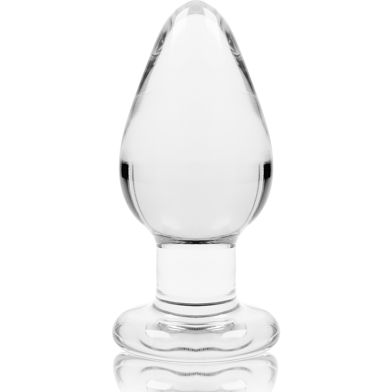 NEBULA SERIE VON IBIZA - MODELL 3 ANAL PLUG BOROSILIKATGLAS TRANSPARENT 11 CM -O- 5 CM