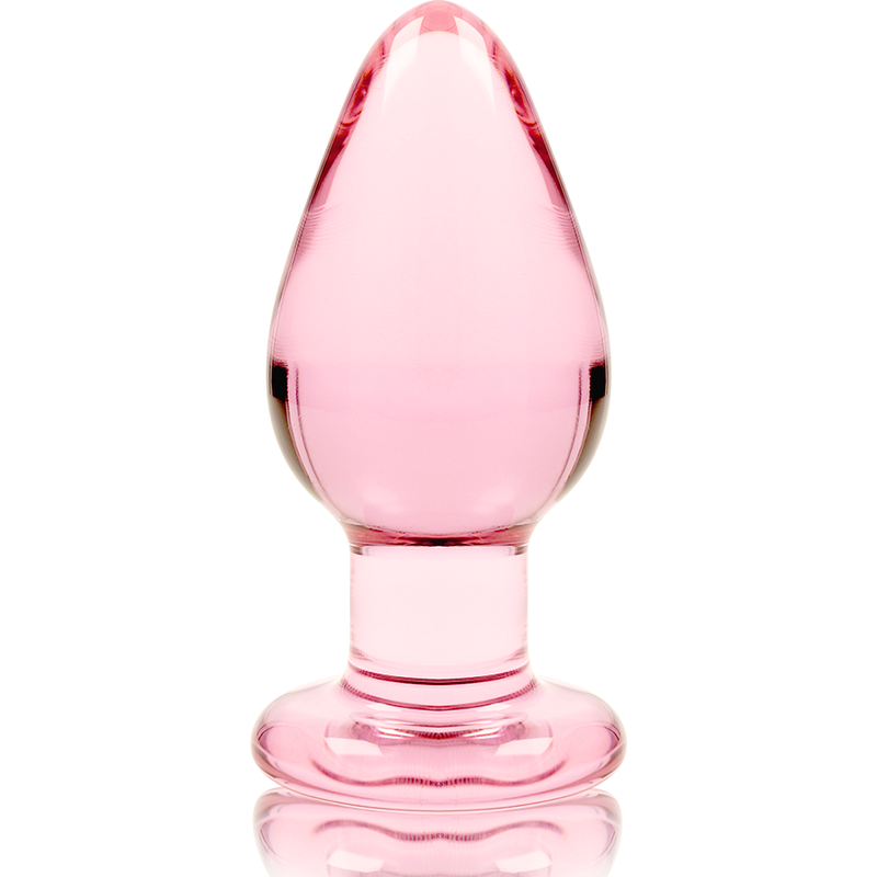 NEBULA SERIE VON IBIZA - MODELL 3 ANAL PLUG BOROSILIKATGLAS TRANSPARENT 11 CM -O- 5 CM