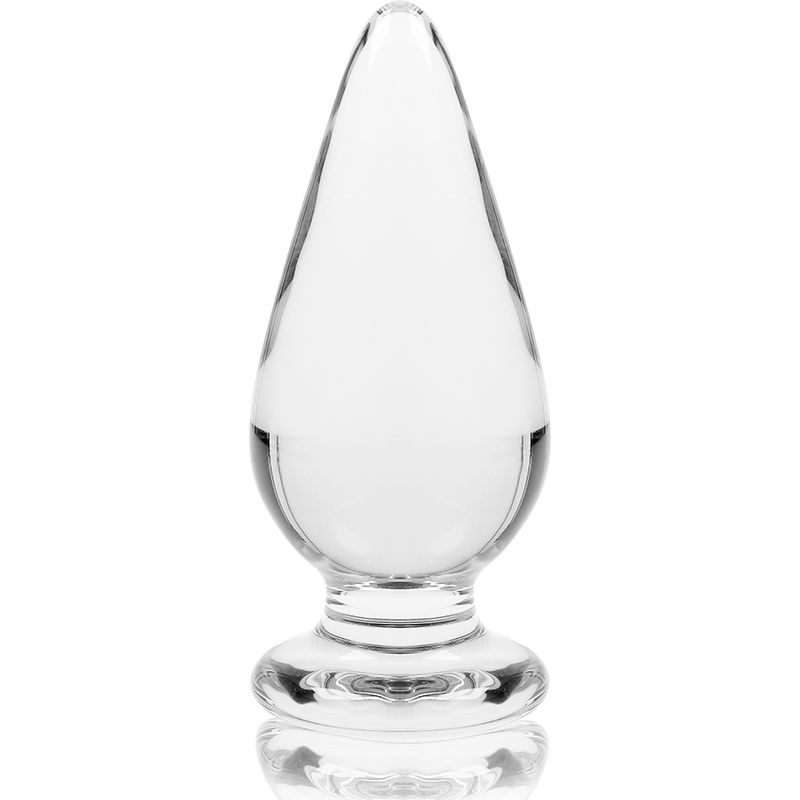 SÉRIE NEBULA DA IBIZA - MODELO 4 PLUG ANAL VIDRO BOROSILICADO TRANSPARENTE 11 CM -O- 5 CM