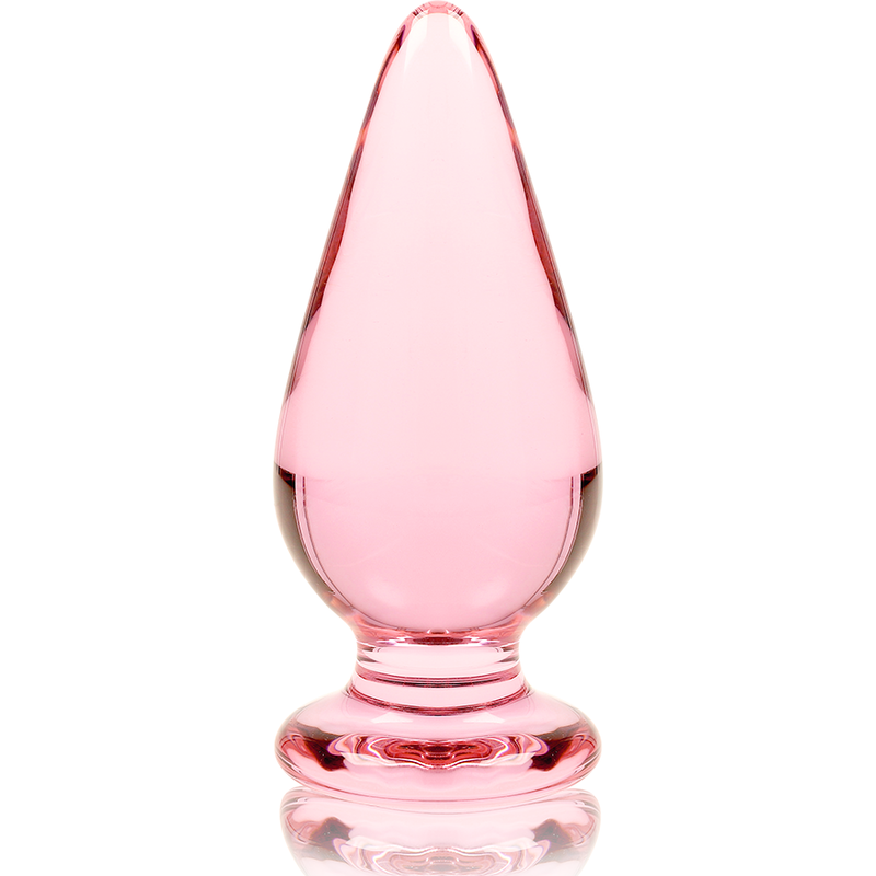 SÉRIE NEBULA DA IBIZA - MODELO 4 PLUG ANAL VIDRO BOROSILICADO TRANSPARENTE 11 CM -O- 5 CM
