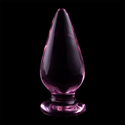 SÉRIE NEBULA DA IBIZA - MODELO 4 PLUG ANAL VIDRO BOROSILICADO TRANSPARENTE 11 CM -O- 5 CM