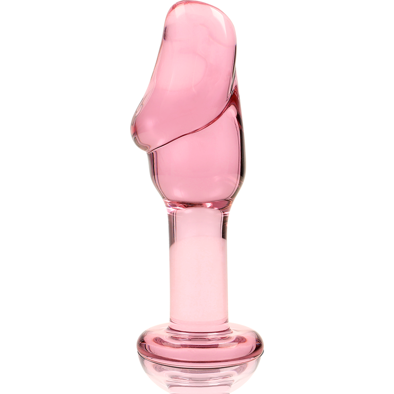 SÉRIE NEBULA DA IBIZA - MODELO 6 PLUG ANAL VIDRO BOROSILICADO TRANSPARENTE 12,5 CM -O- 4 CM