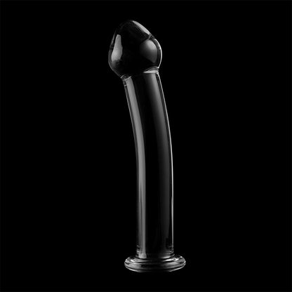 NEBULA SERIE VON IBIZA - MODELL 11 DILDO BOROSILIKATGLAS KLAR 16 CM -O- 3 CM
