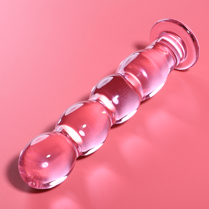 SÉRIE NEBULA DA IBIZA - MODELO 10 DILDO VIDRO BOROSILICADO TRANSPARENTE 16,5 CM -O- 3,5 CM