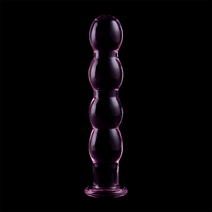 SÉRIE NEBULA DA IBIZA - MODELO 10 DILDO VIDRO BOROSILICADO TRANSPARENTE 16,5 CM -O- 3,5 CM