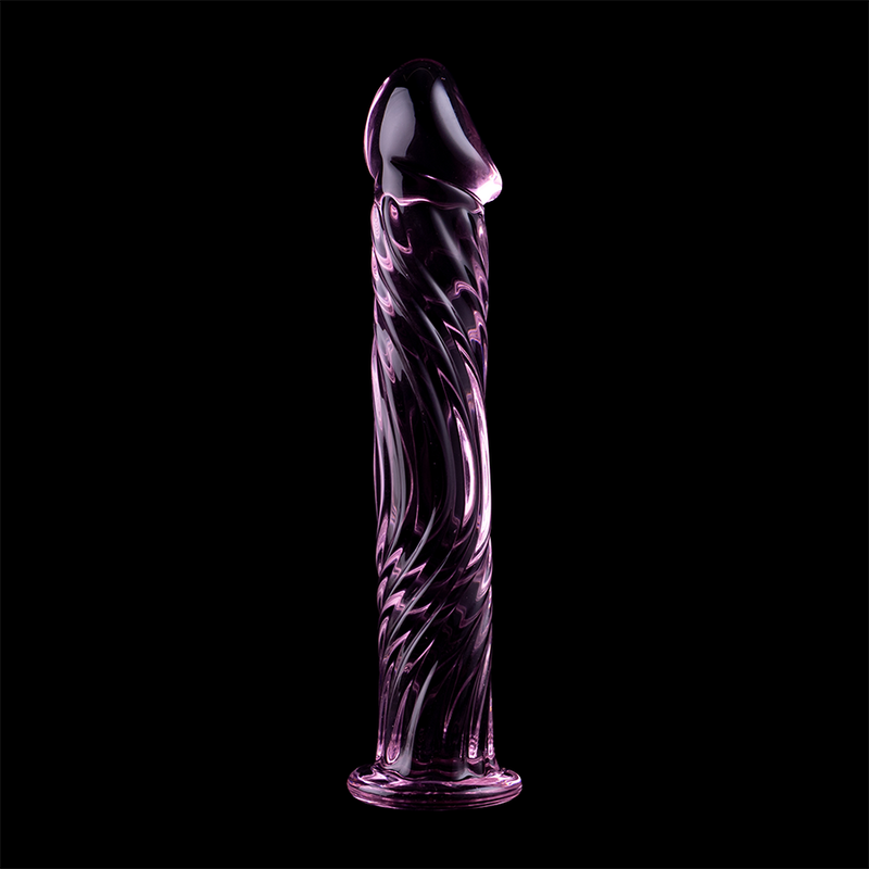 NEBULA SERIE VON IBIZA - MODELL 12 DILDO BOROSILIKATGLAS KLAR 17 CM -O- 3,5 CM