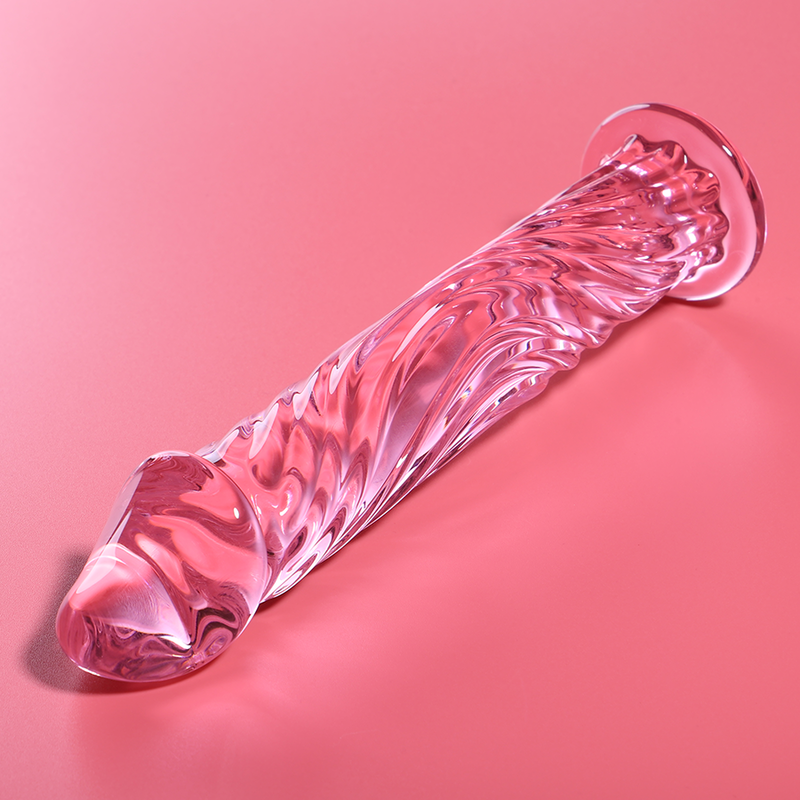 NEBULA SERIE VON IBIZA - MODELL 12 DILDO BOROSILIKATGLAS KLAR 17 CM -O- 3,5 CM