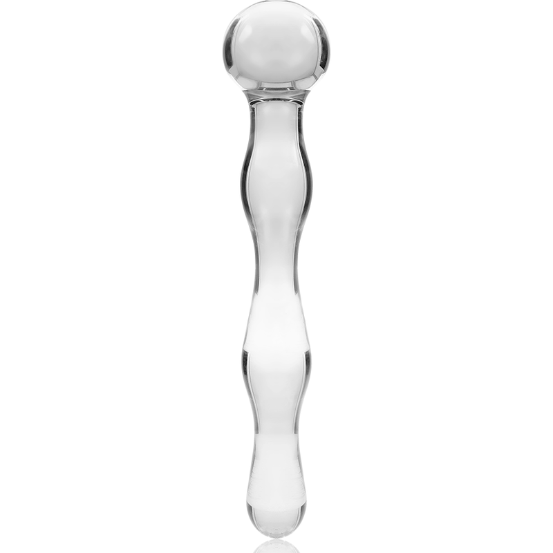 NEBULA SERIE VON IBIZA - MODELL 13 DILDO BOROSILIKATGLAS KLAR 18 CM -O- 3,5 CM