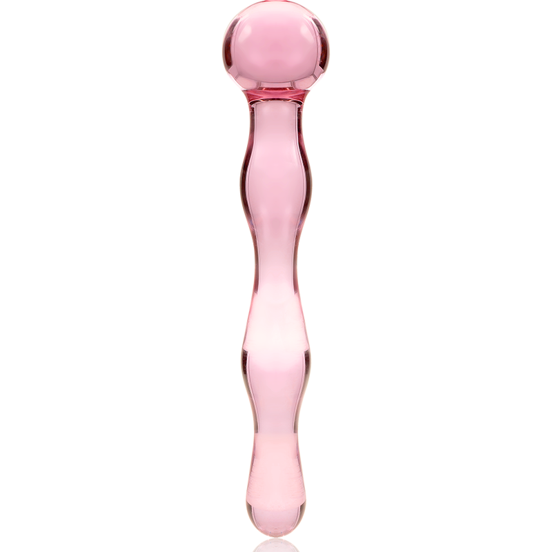 NEBULA SERIE VON IBIZA - MODELL 13 DILDO BOROSILIKATGLAS KLAR 18 CM -O- 3,5 CM