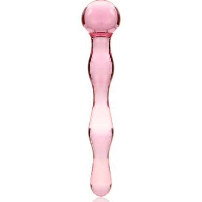 NEBULA SERIE VON IBIZA - MODELL 13 DILDO BOROSILIKATGLAS KLAR 18 CM -O- 3,5 CM
