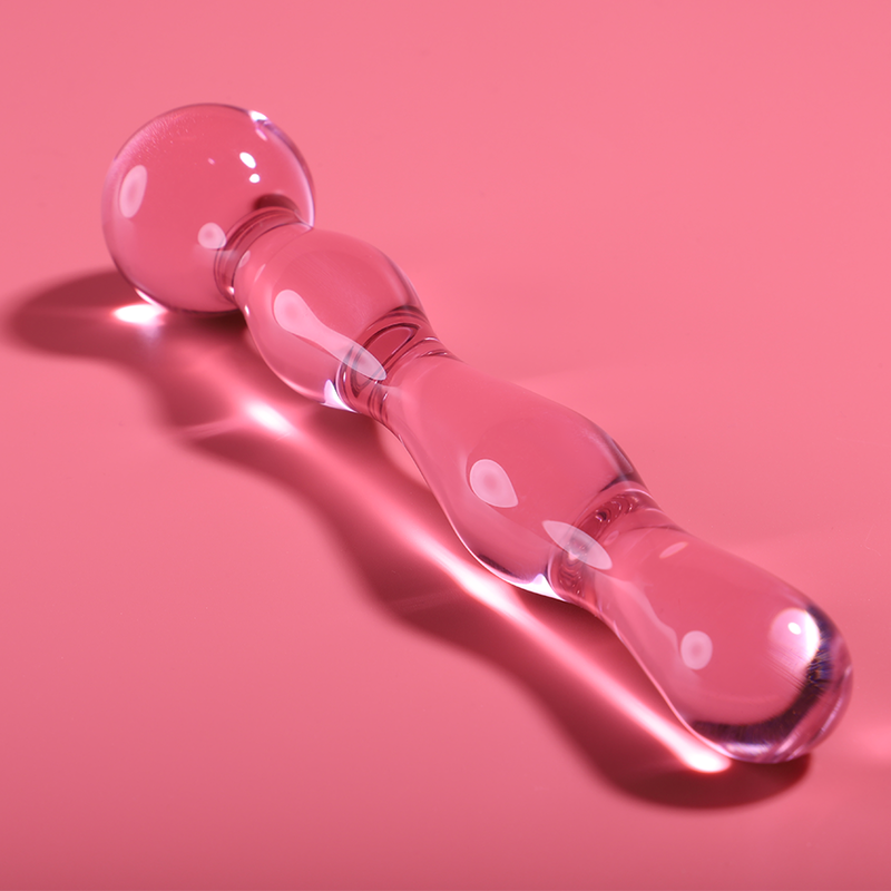 NEBULA SERIE VON IBIZA - MODELL 13 DILDO BOROSILIKATGLAS KLAR 18 CM -O- 3,5 CM