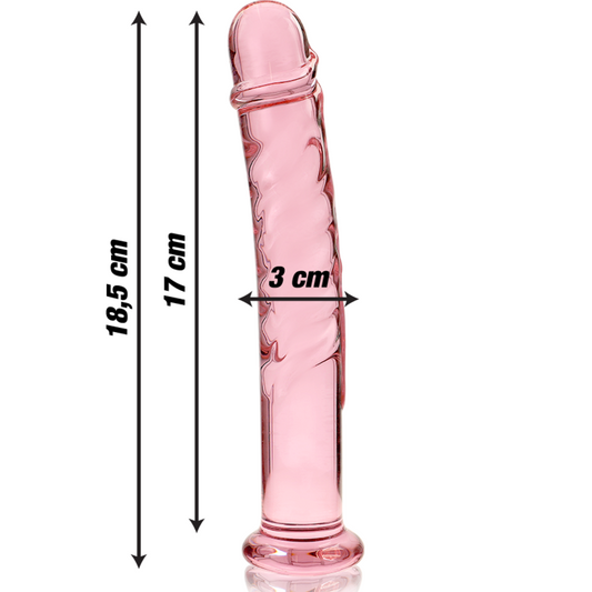 SÉRIE NEBULA DA IBIZA - MODELO 16 DILDO VIDRO BOROSILICADO TRANSPARENTE 18,5 CM -O- 3 CM