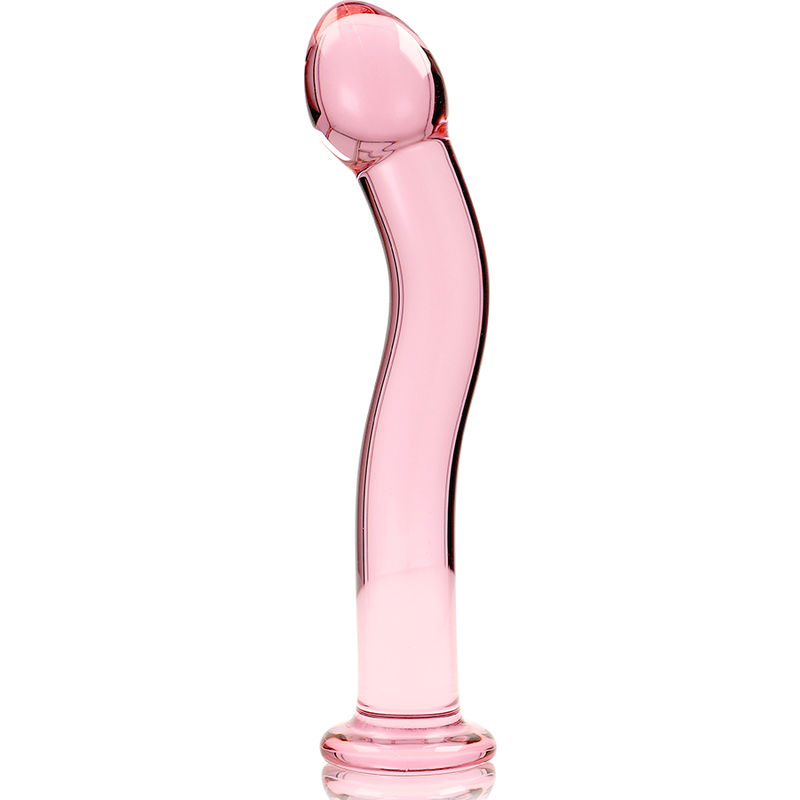 SÉRIE NEBULA DA IBIZA - MODELO 18 DILDO VIDRO BOROSILICADO TRANSPARENTE 18,5 CM -O- 3,5 CM