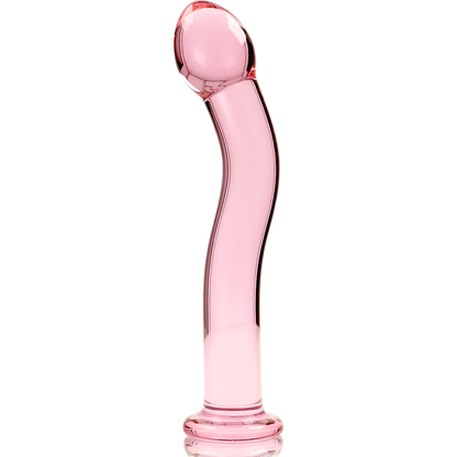 SÉRIE NEBULA DA IBIZA - MODELO 18 DILDO VIDRO BOROSILICADO TRANSPARENTE 18,5 CM -O- 3,5 CM